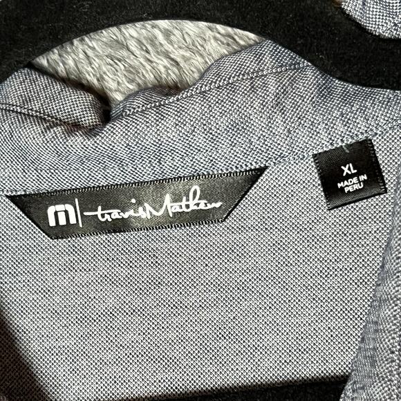 Travis Mathew Polo Shirt Mens XL Boise Cascade Trex Golf Casual Performance - Picture 3 of 9